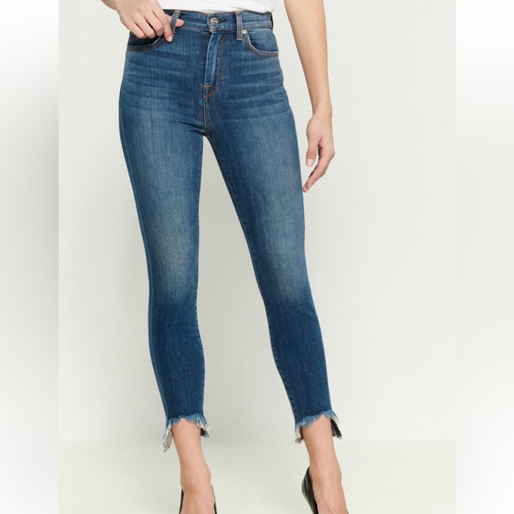 7 For All Mankind High Waist Ankle Gwenevere Jeans